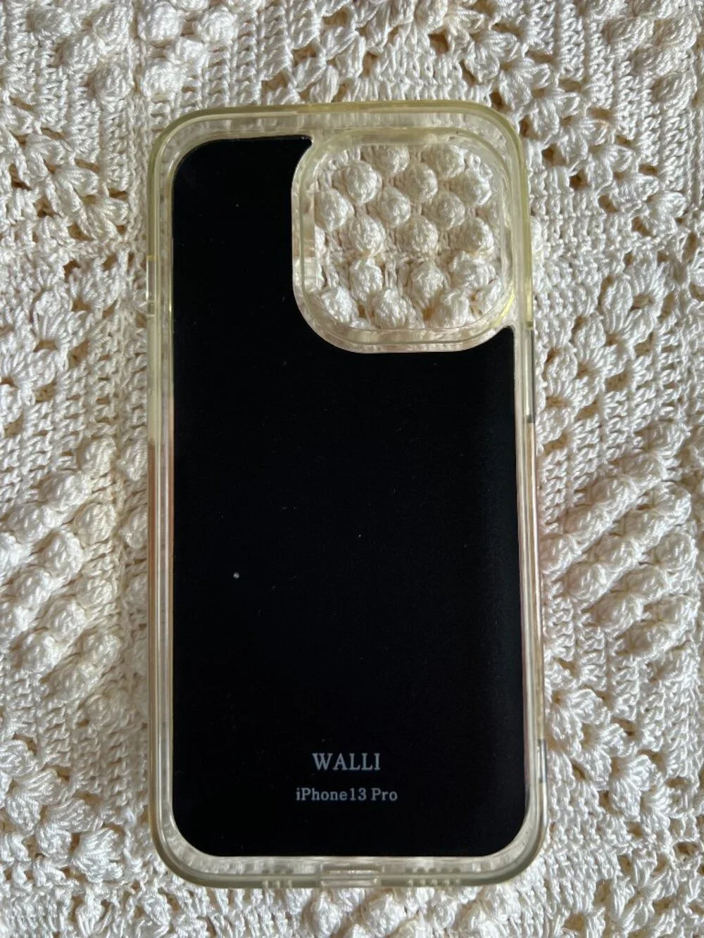 Walli iPhone 13 Pro Wallet Case – Pink Ombre with Card Slots & Finger Strap